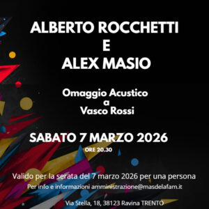 Buffet in musica omaggio a Vasco Rossi